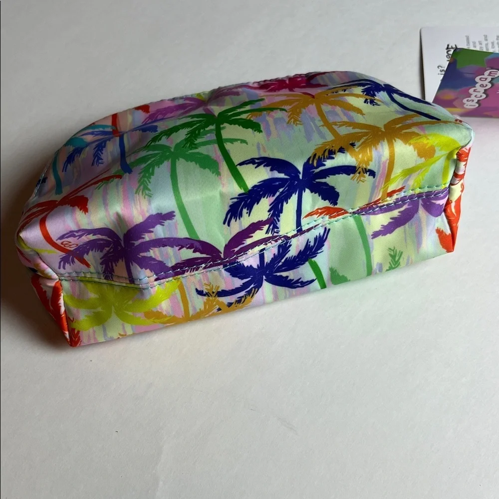 Iscream x Corey Paige Designs Palm Trees Cosmetic Bag - NWT
